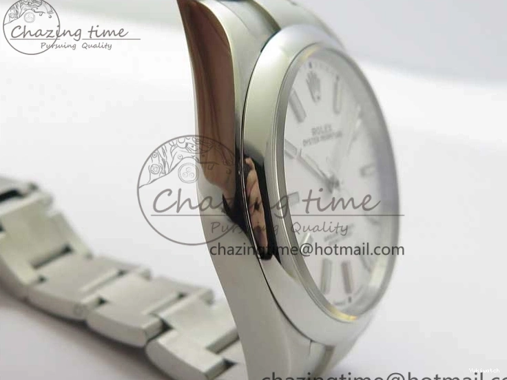 Best 39mm 114300 on A2824 UBF Bracelet Perpetual Edition SS Oyster White Dial 0204